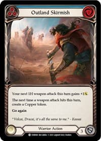 Outland Skirmish (Blue) - Everfest - Flesh and Blood TCG card