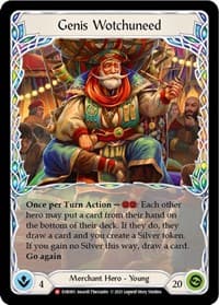Genis Wotchuneed - Everfest - Flesh and Blood TCG card