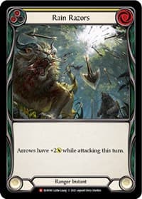Rain Razors - Everfest - Flesh and Blood TCG card