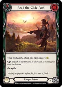 Read the Glide Path (Red) - Everfest - Flesh and Blood TCG card