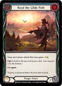 Read the Glide Path (Blue) - Everfest - Flesh and Blood TCG card