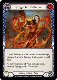Pyroglyphic Protection (Red) - Everfest - Flesh and Blood TCG card