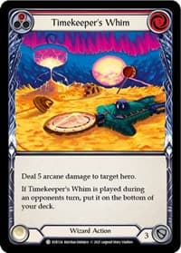 Timekeeper's Whim (Red) - Everfest - Flesh and Blood TCG card