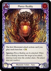 Pierce Reality - Everfest - Flesh and Blood TCG card