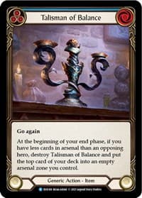 Talisman of Balance - Everfest - Flesh and Blood TCG card