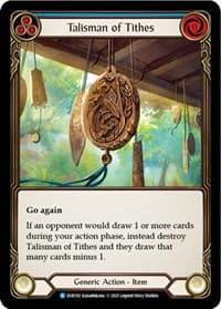 Talisman of Tithes - Everfest - Flesh and Blood TCG card