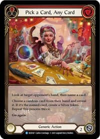 Pick a Card, Any Card (Red) (Extended Art) - Everfest - Flesh and Blood TCG card