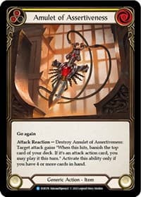 Amulet of Assertiveness - Everfest - Flesh and Blood TCG card