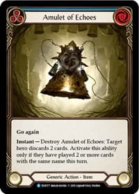 Amulet of Echoes - Everfest - Flesh and Blood TCG card
