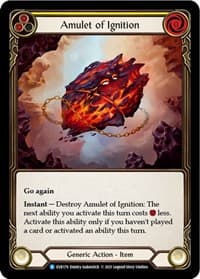 Amulet of Ignition - Everfest - Flesh and Blood TCG card