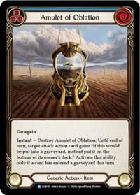 Amulet of Oblation - Everfest - Flesh and Blood TCG card