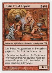 Lovisa Coldeyes (French) - "Lovisa Froid Regard" - Magic Encyclopedia 2005 (Salvat/Hachette) - Magic: The Gathering card