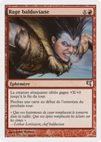 Balduvian Rage (French) - "Rage balduviane" (I14) - Magic Encyclopedia 2005 (Salvat/Hachette) - Magic: The Gathering card