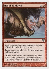 Balduvian Rage (Italian) - "Ira di Balduvia" (I15) - Magic Encyclopedia 2005 (Salvat/Hachette) - Magic: The Gathering card
