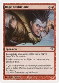 Balduvian Rage (French) - "Rage balduviane" (I15) - Magic Encyclopedia 2005 (Salvat/Hachette) - Magic: The Gathering card