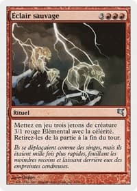 Feral Lightning (French) - "Eclair sauvage" (I2) - Magic Encyclopedia 2005 (Salvat/Hachette) - Magic: The Gathering card