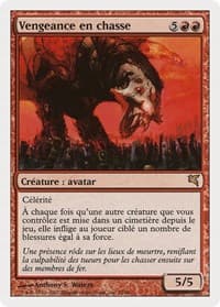 Stalking Vengeance (French) - "Vengeance en chasse" - Magic Encyclopedia 2005 (Salvat/Hachette) - Magic: The Gathering card