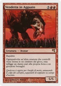 Stalking Vengeance (Italian) - "Vendetta in Agguato" - Magic Encyclopedia 2005 (Salvat/Hachette) - Magic: The Gathering card