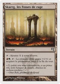 Skarrg, the Rage Pits (French) - "Skarrg, les Fosses de rage" - Magic Encyclopedia 2005 (Salvat/Hachette) - Magic: The Gathering card