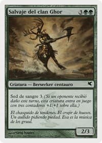 Skarrg, the Rage Pits (Spanish) - "Salvaje del clan Ghor" (I55) - Magic Encyclopedia 2005 (Salvat/Hachette) - Magic: The Gathering card