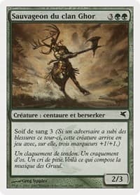 Skarrg, the Rage Pits (French) - "Sauvageon du clan Ghor" (I55) - Magic Encyclopedia 2005 (Salvat/Hachette) - Magic: The Gathering card
