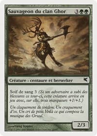 Skarrg, the Rage Pits (French) - "Sauvageon du clan Ghor" (I29) - Magic Encyclopedia 2005 (Salvat/Hachette) - Magic: The Gathering card