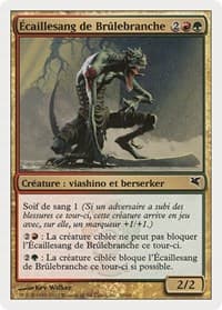 Burning-Tree Bloodscale (French) - "Ecaillesang de Brulebranche" - Magic Encyclopedia 2005 (Salvat/Hachette) - Magic: The Gathering card