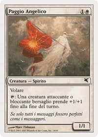 Angelic Page (Italian) - "Paggio Angelico" - Magic Encyclopedia 2005 (Salvat/Hachette) - Magic: The Gathering card