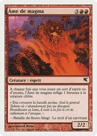 Soul of Magma (French) - "Ame de magma" (C18) - Magic Encyclopedia 2005 (Salvat/Hachette) - Magic: The Gathering card