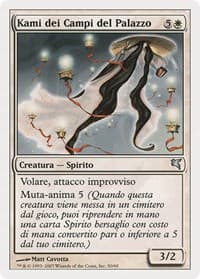 Kami of the Palace Fields (Italian) - "Kami dei Campi del Palazzo" (C50) - Magic Encyclopedia 2005 (Salvat/Hachette) - Magic: The Gathering card