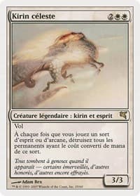 Celestial Kirin (French) - "Kirin celeste" - Magic Encyclopedia 2005 (Salvat/Hachette) - Magic: The Gathering card