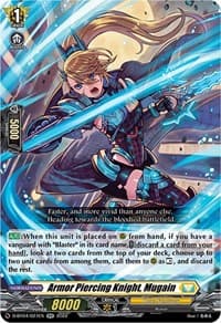 Armor Piercing Knight, Mugain - D-BT04: Awakening of Chakrabarthi - Cardfight Vanguard card