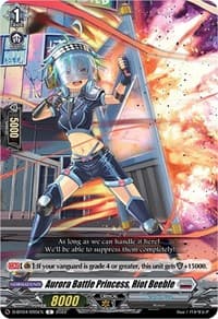 Aurora Battle Princess, Riot Beeble - D-BT04: Awakening of Chakrabarthi - Cardfight Vanguard card