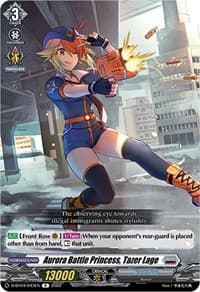 Aurora Battle Princess, Tazer Lage - D-BT04: Awakening of Chakrabarthi - Cardfight Vanguard card