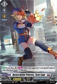 Aurora Battle Princess, Tazer Lage (Holo) - D-BT04: Awakening of Chakrabarthi - Cardfight Vanguard card