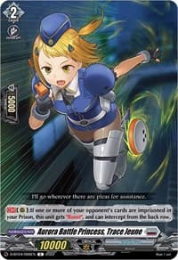 Aurora Battle Princess, Trace Jeune - D-BT04: Awakening of Chakrabarthi - Cardfight Vanguard card