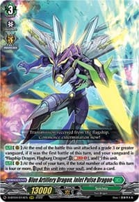 Blue Artillery Dragon, Inlet Pulse Dragon - D-BT04: Awakening of Chakrabarthi - Cardfight Vanguard card