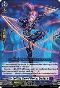 Cutting Sword Dance, Qiehgra - D-BT04: Awakening of Chakrabarthi - Cardfight Vanguard card