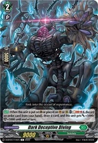 Dark Deceptive Diving - D-BT04: Awakening of Chakrabarthi - Cardfight Vanguard card