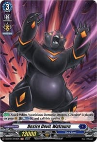 Desire Devil, Walzuure (Holo) - D-BT04: Awakening of Chakrabarthi - Cardfight Vanguard card