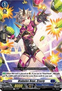 Diabolos Boys, Crusty - D-BT04: Awakening of Chakrabarthi - Cardfight Vanguard card