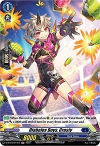 Diabolos Boys, Crusty (Holo) - D-BT04: Awakening of Chakrabarthi - Cardfight Vanguard card