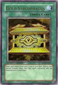 Gold Sarcophagus - Shonen Jump Championship Series Promos - YuGiOh card