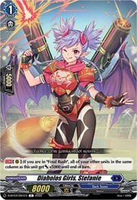 Diabolos Girls, Stefanie - D-BT04: Awakening of Chakrabarthi - Cardfight Vanguard card