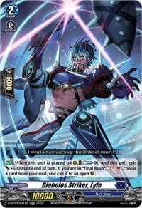 Diabolos Striker, Lyle - D-BT04: Awakening of Chakrabarthi - Cardfight Vanguard card