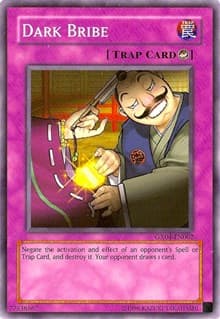 Dark Bribe (GX Tag Force 2) - Yu-Gi-Oh! Video Game Promotional Cards - YuGiOh card