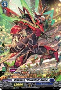 Diabolos, "Unrivaled" Bruce (SP) - D-BT04: Awakening of Chakrabarthi - Cardfight Vanguard card