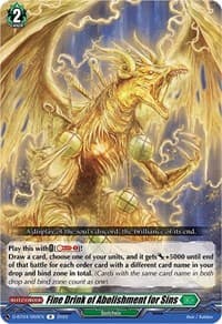 Fine Drink of Abolishment for Sins - D-BT04: Awakening of Chakrabarthi - Cardfight Vanguard card