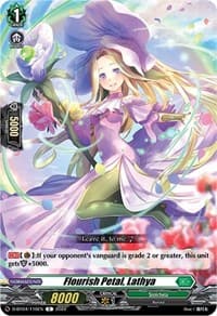 Flourish Petal, Lathya - D-BT04: Awakening of Chakrabarthi - Cardfight Vanguard card
