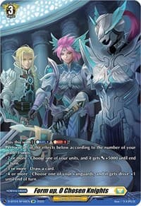Form up, O Chosen Knights (SP) - D-BT04: Awakening of Chakrabarthi - Cardfight Vanguard card